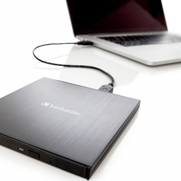 Verbatim Εξωτερικός Οδηγός Εγγραφής/Ανάγνωσης Blu-Ray/DVD/CD για Desktop / Laptop Μαύρο