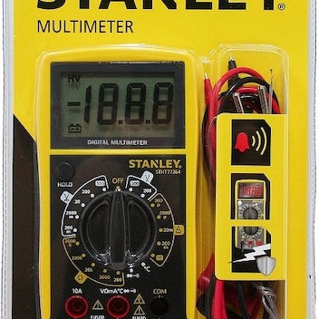 Stanley Ψηφιακό Πολύμετρο με Buzzer με Μέτρηση AC / DC / Αντίστασης STHT0-77364