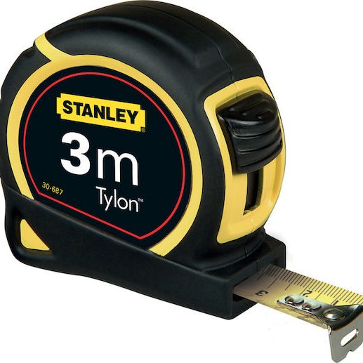 Stanley Tylon Μετροταινία με Αυτόματη Επαναφορά 12.7mm x 3m