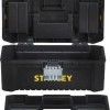 Stanley Essential Εργαλειοθήκη Χειρός Πλαστική με Ταμπακιέρα Π40.6xB21xΥ19.5cm