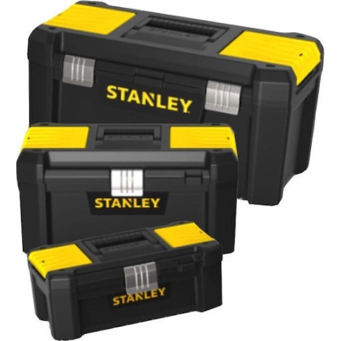 Stanley Essential Εργαλειοθήκη Χειρός Πλαστική με Ταμπακιέρα Π48.2xB25.4xΥ25cm
