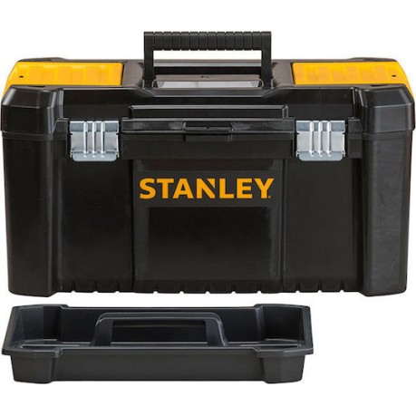 Stanley Essential Εργαλειοθήκη Χειρός Πλαστική με Ταμπακιέρα Π48.2xB25.4xΥ25cm
