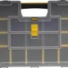Stanley Sort Master Ταμπακιέρα Εργαλείων 17 Θέσεων με Ρυθμιζόμενα Χωρίσματα Μαύρη 43.1x33.3x8.8εκ.