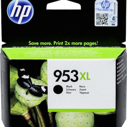 HP 953XL Γνήσιο Μελάνι Εκτυπωτή InkJet Μαύρο (L0S70AE)