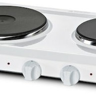 Rommelsbacher THS 2015 Επιτραπέζια Εστία Εμαγιέ Διπλή Λευκή