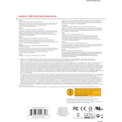 Sandisk SSD Plus 240GB 2.5'' SATA III