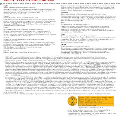 Sandisk SSD Plus 240GB 2.5'' SATA III