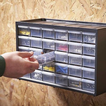 Stanley Συρταριέρα Εργαλείων Πλαστική 30 Θέσεων Π36.5xΒ15.5xΥ22.5εκ.