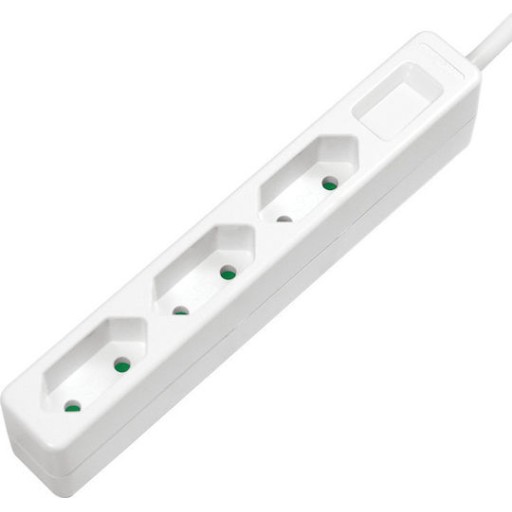 LogiLink Πολύπριζο 3 Θέσεων με Καλώδιο 1.5m