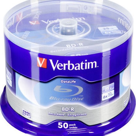 Verbatim Εγγράψιμα BD-R 6x 25GB Cake Box 50τμχ