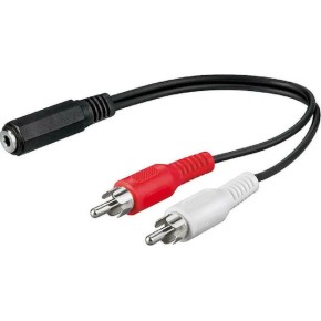 Goobay Μετατροπέας 3.5mm / RCA female σε 3.5mm / RCA male 1τμχ 50092