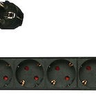 LogiLink Πολύπριζο Rack 19-Inch PDU With 7 German Type Sockets PDU7C01