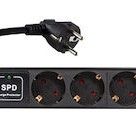 LogiLink Πολύπριζο Rack 19-Inch PDU With 7 German Type Sockets PDU7C01