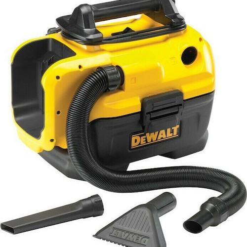 Dewalt Επαναφορτιζόμενη Σκούπα Υγρών / Στερεών Χωρίς Φορτιστή και Μπαταρία με Πλαστικό Κάδο 7.5lt