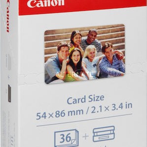 Canon KC-36IP Φωτογραφικό Χαρτί 54x86 για Εκτυπωτές Inkjet 36 Φύλλα
