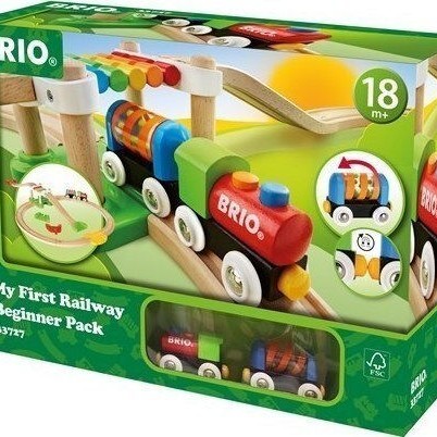 Brio Toys Beginner Pack Σετ με Τρενάκι με Ήχο για 1.5+ Ετών