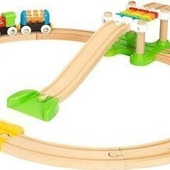 Brio Toys Beginner Pack Σετ με Τρενάκι με Ήχο για 1.5+ Ετών