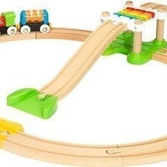 Brio Toys Beginner Pack Σετ με Τρενάκι με Ήχο για 1.5+ Ετών