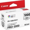 Canon PFI-1000 Γνήσιο Μελάνι Εκτυπωτή InkJet Photo Γκρι (0553C001)