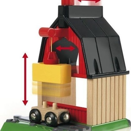 Brio Toys Farm Railway Σετ με Τρενάκι για 3+ Ετών