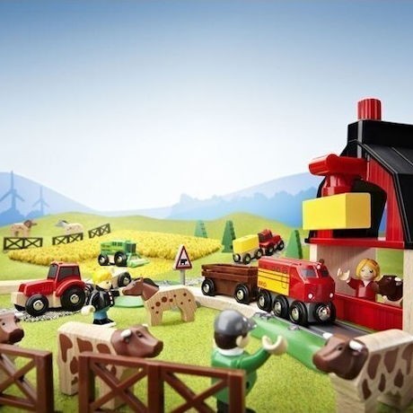 Brio Toys Farm Railway Σετ με Τρενάκι για 3+ Ετών