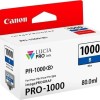Canon PFI-1000 Γνήσιο Μελάνι Εκτυπωτή InkJet Μπλε (0555C001)