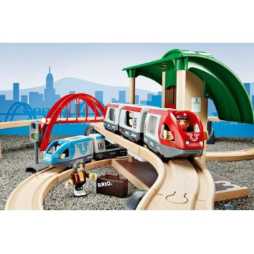 Brio Toys Travel Switching Σετ με Τρενάκι για 3+ Ετών