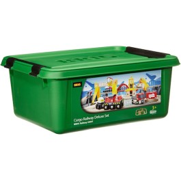 Brio Toys Cargo Railway Σετ με Τρενάκι από Ξύλο για 3+ Ετών