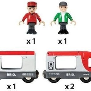 Brio Toys Travel Σετ με Τρενάκι από Ξύλο για 3+ Ετών