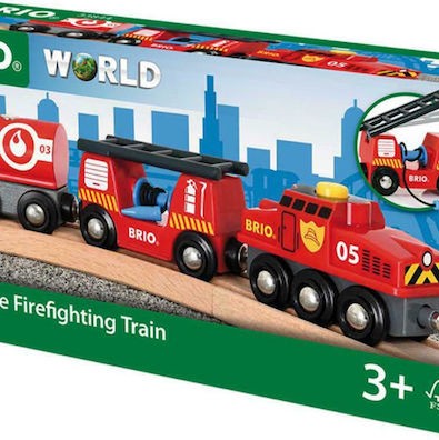 Brio Toys Rescue Firefighting Τρενάκι για 3+ Ετών