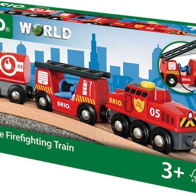 Brio Toys Rescue Firefighting Τρενάκι για 3+ Ετών