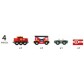 Brio Toys Rescue Firefighting Τρενάκι για 3+ Ετών