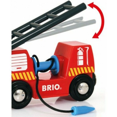 Brio Toys Rescue Firefighting Τρενάκι για 3+ Ετών