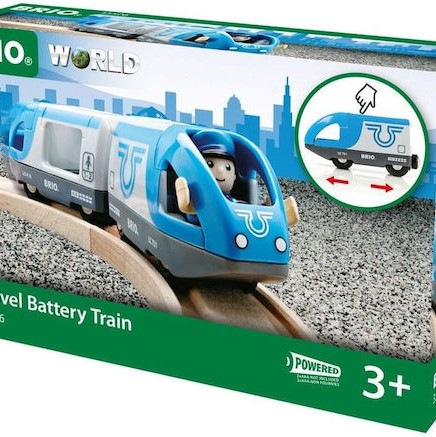 Brio Toys Travel Τρενάκι για 3+ Ετών
