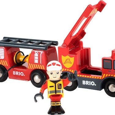 Brio World Πυροσβεστικό Όχημα Σκάλας Όχημα Παιχνίδι 33811