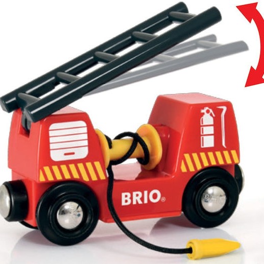 Brio World Πυροσβεστικό Όχημα Σκάλας Όχημα Παιχνίδι 33811