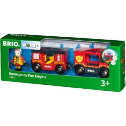 Brio World Πυροσβεστικό Όχημα Σκάλας Όχημα Παιχνίδι 33811