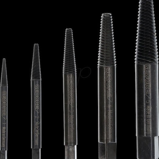 Gedore 7691180 Εξολκέας Βιδών και Παξιμαδιών Σετ Εξωλκείς για Βίδες