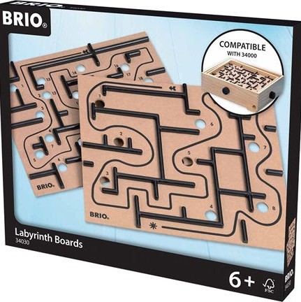 Brio Toys Ξύλινο Επιτραπέζιο Φλιπεράκι Labyrinth Boards
