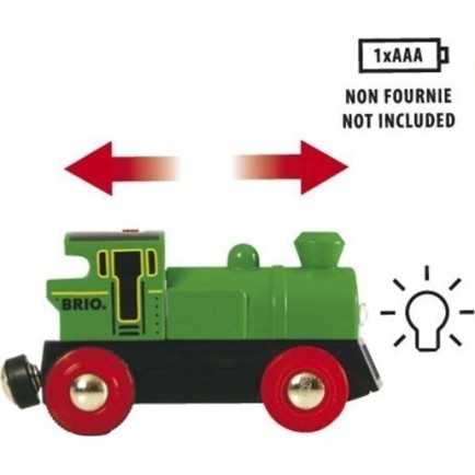 Brio Toys Powered Engine Τρενάκι από Ξύλο για 3+ Ετών