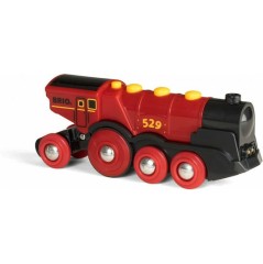 Brio Toys Mighty Red Action Locomotive Τρενάκι με Ήχο και Φως για 3+ Ετών