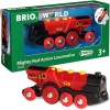 Brio Toys Mighty Red Action Locomotive Τρενάκι με Ήχο και Φως για 3+ Ετών