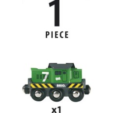 Brio Toys Freight Engine Τρενάκι για 3+ Ετών