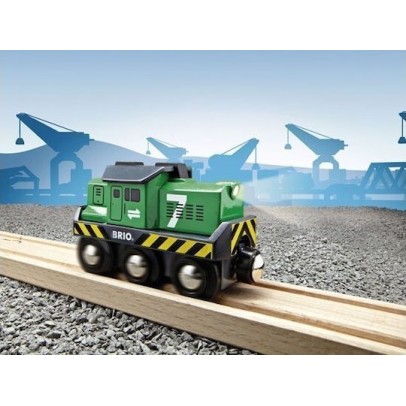 Brio Toys Freight Engine Τρενάκι για 3+ Ετών