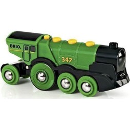 Brio Toys Big Green Action Locomotive Τρενάκι με Ήχο και Φως για 3+ Ετών