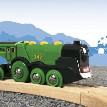 Brio Toys Big Green Action Locomotive Τρενάκι με Ήχο και Φως για 3+ Ετών
