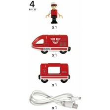 Brio Toys Travel Rechargeable Τρενάκι για 3+ Ετών