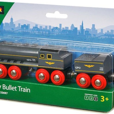 Brio Toys Speedy Bullet Train Τρενάκι από Ξύλο για 3+ Ετών