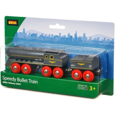 Brio Toys Speedy Bullet Train Τρενάκι από Ξύλο για 3+ Ετών