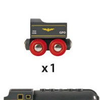 Brio Toys Speedy Bullet Train Τρενάκι από Ξύλο για 3+ Ετών